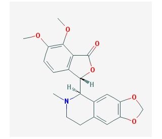 (1R,9S)-(&ndash;)-&beta;-Hydrastine (CAS 118-08-1) - chemical structure image