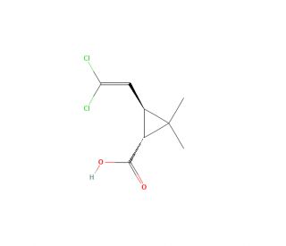 1R-trans-Permethrinic Acid (CAS 55701-03-6) - chemical structure image
