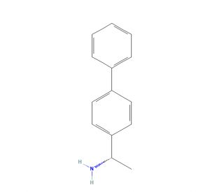 (1S)-1-(1,1&prime;-biphenyl-4-yl)ethanamine - chemical structure image