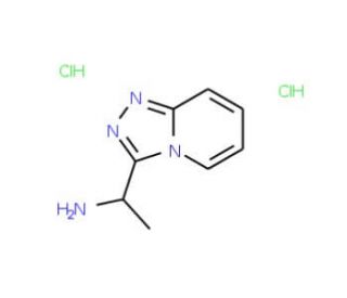 (1S)-1-[1,2,4]triazolo[4,3-a]pyridin-3-ylethanamine dihydrochloride - chemical structure image