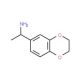 (1S)-1-(2,3-dihydro-1,4-benzodioxin-6-yl)ethanamine - chemical structure image