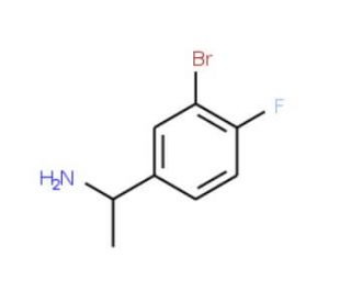 (1S)-1-(3-bromo-4-fluorophenyl)ethanamine - chemical structure image