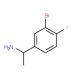 (1S)-1-(3-bromo-4-fluorophenyl)ethanamine - chemical structure image