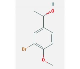 (1S)-1-(3-bromo-4-methoxyphenyl)ethanol - chemical structure image