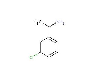 (1S)-1-(3-chlorophenyl)ethanamine - chemical structure image