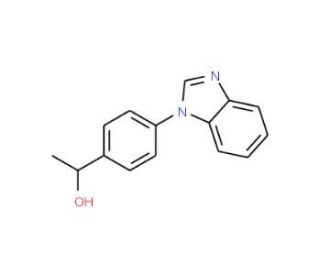 (1S)-1-[4-(1H-benzimidazol-1-yl)phenyl]ethanol - chemical structure image