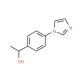 (1S)-1-[4-(1H-imidazol-1-yl)phenyl]ethanol - chemical structure image