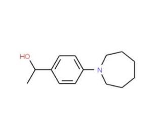 (1S)-1-(4-azepan-1-ylphenyl)ethanol - chemical structure image