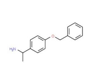(1S)-1-[4-(benzyloxy)phenyl]ethanamine - chemical structure image