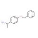 (1S)-1-[4-(benzyloxy)phenyl]ethanamine - chemical structure image