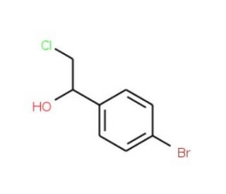 (1S)-1-(4-bromophenyl)-2-chloroethanol - chemical structure image
