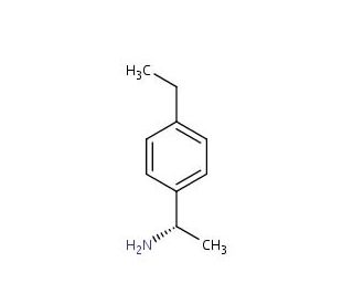 (1S)-1-(4-ethylphenyl)ethanamine (CAS 212968-67-7) - chemical structure image