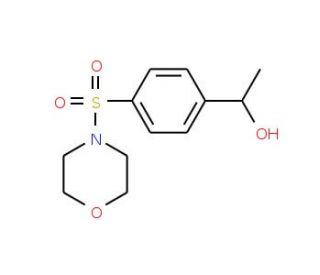 (1S)-1-[4-(morpholin-4-ylsulfonyl)phenyl]ethanol - chemical structure image