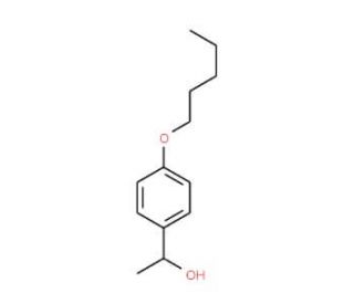(1S)-1-[4-(pentyloxy)phenyl]ethanol - chemical structure image