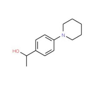 (1S)-1-(4-piperidin-1-ylphenyl)ethanol - chemical structure image