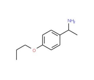 (1S)-1-(4-propoxyphenyl)ethanamine - chemical structure image
