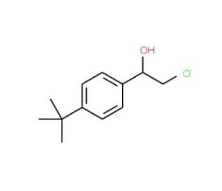 (1S)-1-(4-tert-butylphenyl)-2-chloroethanol - chemical structure image