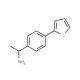 (1S)-1-(4-thien-2-ylphenyl)ethanamine - chemical structure image