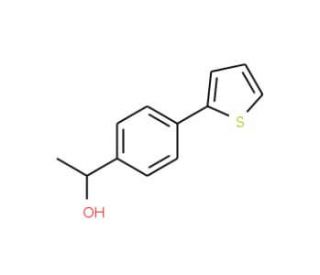 (1S)-1-(4-thien-2-ylphenyl)ethanol - chemical structure image