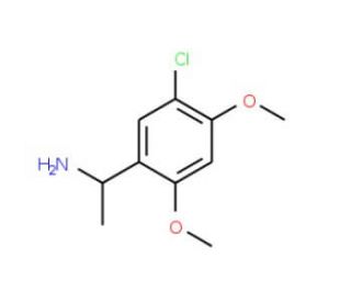 (1S)-1-(5-chloro-2,4-dimethoxyphenyl)ethanamine - chemical structure image
