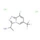 (1S)-1-[8-chloro-6-(trifluoromethyl)[1,2,4]triazolo[4,3-a]pyridin-3-yl]ethanamine dihydrochloride - chemical structure image