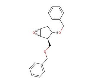 [1S-(1&alpha;,2&alpha;,3&beta;,5&alpha;)]-3-(Phenylmethoxy)-2-[(phenylmethoxy)methyl]-6-oxabicyclo[3.1.0]hexane (CAS 110567-22-1) - chemical structu