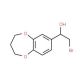 (1S)-2-bromo-1-(3,4-dihydro-2H-1,5-benzodioxepin-7-yl)ethanol - chemical structure image