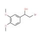 (1S)-2-bromo-1-(3,4-dimethoxyphenyl)ethanol - chemical structure image