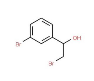 (1S)-2-bromo-1-(3-bromophenyl)ethanol - chemical structure image