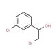 (1S)-2-bromo-1-(3-bromophenyl)ethanol - chemical structure image