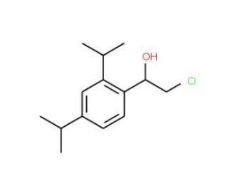 (1S)-2-chloro-1-(2,4-diisopropylphenyl)ethanol - chemical structure image