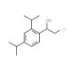(1S)-2-chloro-1-(2,4-diisopropylphenyl)ethanol - chemical structure image