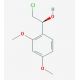 (1S)-2-chloro-1-(2,4-dimethoxyphenyl)ethanol - chemical structure image