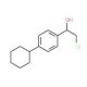(1S)-2-chloro-1-(4-cyclohexylphenyl)ethanol - chemical structure image