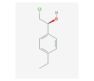 (1S)-2-chloro-1-(4-ethylphenyl)ethanol - chemical structure image