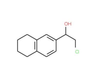 (1S)-2-chloro-1-(5,6,7,8-tetrahydronaphthalen-2-yl)ethanol - chemical structure image
