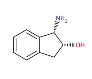 (1S,2R)-1-Amino-indan-2-ol (CAS 126456-43-7) - chemical structure image