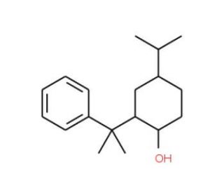 (1S,2R,4S)-(&plus;)-4-(1-Methylethyl)-2-(1-methyl-1-phenylethyl)cyclohexanol - chemical structure image