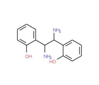 (1S,2S)-1,2-Bis(2-hydroxyphenyl)ethylenediamine (CAS 119386-71-9) - chemical structure image