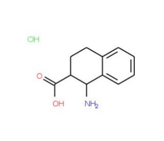 (1S,2S)-1-amino-1,2,3,4-tetrahydronaphthalene-2-carboxylic acid hydrochloride (CAS 888323-75-9) - chemical structure image