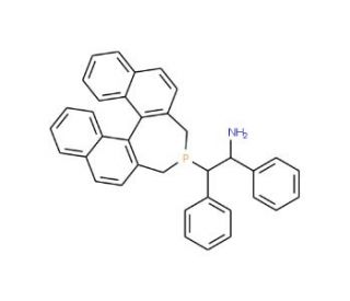 (1S,2S)-2-[(4R,11bS)-3H-dinaphtho[2,1-c:1&prime;,2&prime;-e]phosphepin-4(5H)-yl]-1,2-diphenylethylamine - chemical structure image