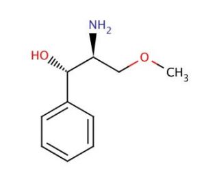 (1S,2S)-(&plus;)-2-Amino-3-methoxy-1-phenyl-1-propanol (CAS 51594-34-4) - chemical structure image