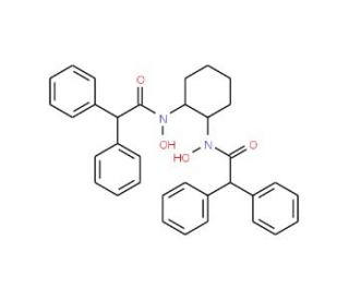 (1S,2S)-N,N&prime;-Dihydroxy-N,N&prime;-bis(diphenylacetyl)-1,2-cyclohexanediamine - chemical structure image