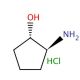 (1S,2S)-trans-2-Aminocyclopentanol hydrochloride 的分子结构, CAS编号: 68327-04-8 (1S,2S)-trans-2-Aminocyclopentanol hydrochloride (CAS 68327-04-8) - chemical structure image