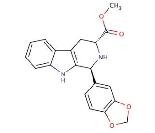 (1S,3R)-Methyl-1,2,3,4-tetrahydro-1-(3,4-methylenedioxyphenyl)-9H-pyrido[3,4-b]indole-3-carboxylate - chemical structure imag
