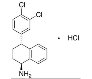 (1S,4R)-N-Desmethyl Sertraline Hydrochloride (CAS 675126-07-5) - chemical structure image