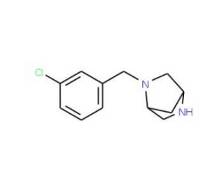 (1S,4S)-2-(3-Chlorobenzyl)-2,5-diaza-bicyclo[2.2.1]heptane - chemical structure image