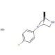 (1S,4S)-(−)-2-(4-Fluorophenyl)-2,5-diazabicyclo[2.2.1]heptane hydrobromide (CAS 308103-49-3) - chemical structure image