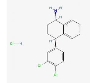 (1S,4S)-N-Desmethyl Sertraline Hydrochloride (CAS 675126-10-0) - chemical structure image