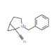 (1S,5R)-2-benzyl-2-azabicyclo[3.1.0]hexane-1-carbonitrile - chemical structure image